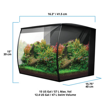 Fluval Flex 2.0 57 Litre Aquarium - Amazing Amazon